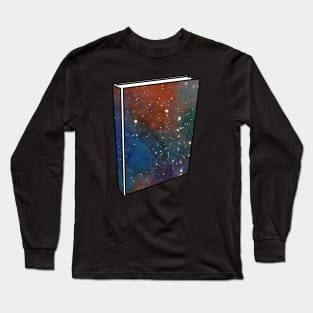 Galaxy Book, Watercolour Universe Long Sleeve T-Shirt